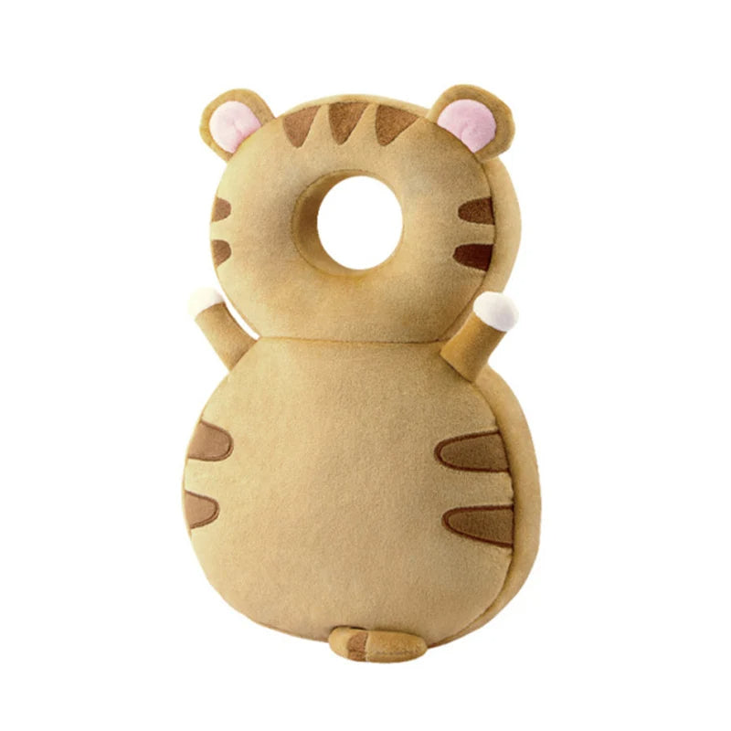 Plush toy with a cat design on a white background