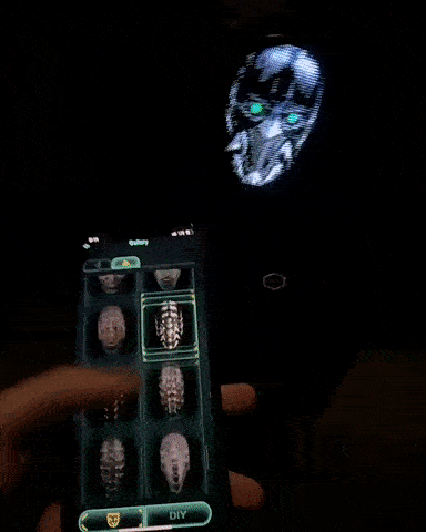 LED Face Transforming Mask