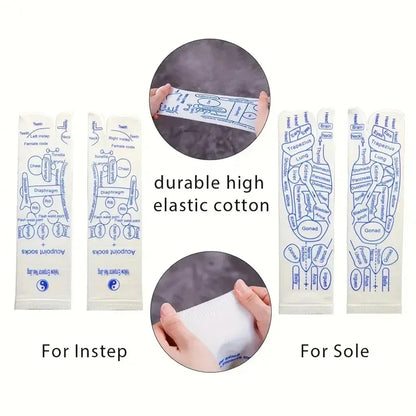 Packaging of medical tape with illustrations and text on a white background