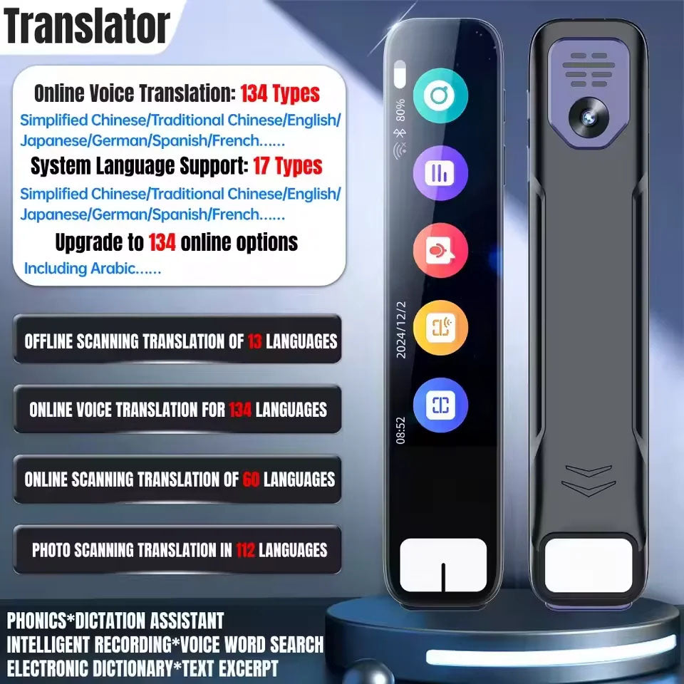 AI Smart Translation Pen – Scan, Translate & Learn Instantly
