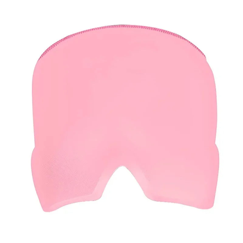 Pink swim cap on a white background