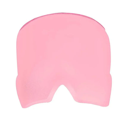Pink swim cap on a white background
