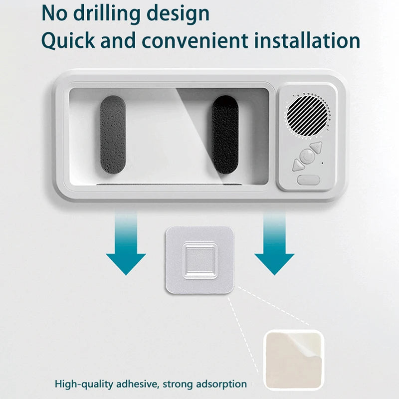 Wall switch installation kit with adhesive backing and text highlighting quick installation.