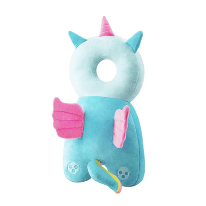 Plush toy with unicorn design on a white background